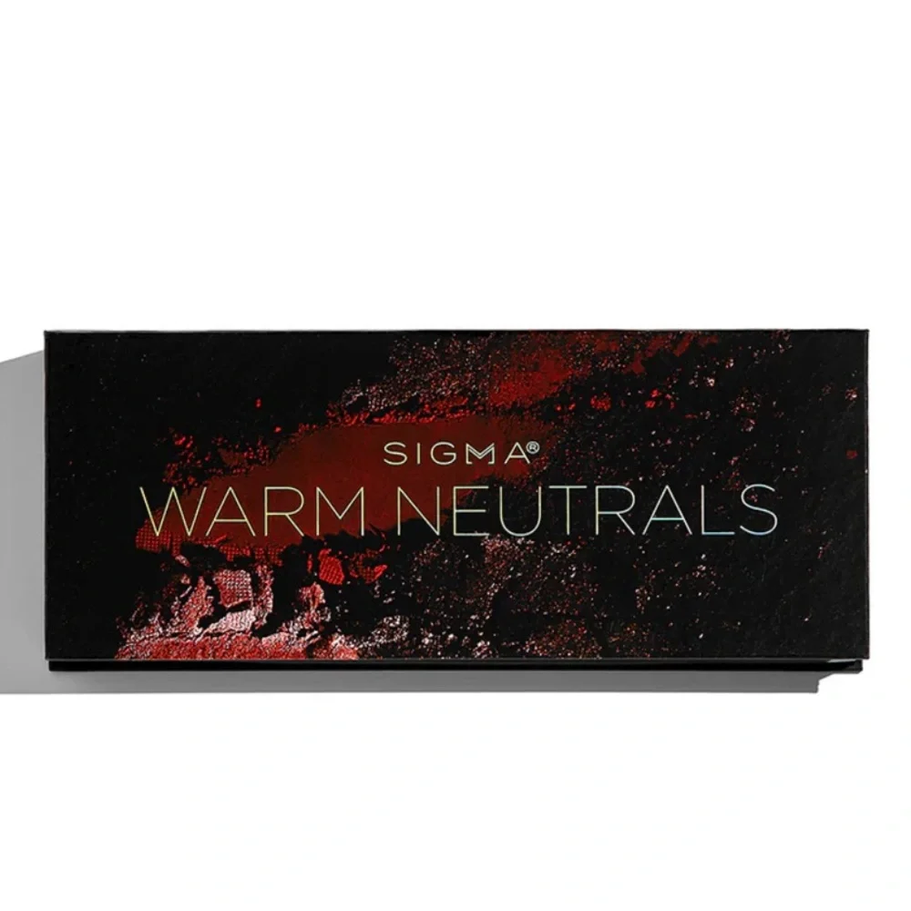 SIGMA Warm Neutrals Eyeshadow Palette w/Dual Ended Brush NIB $65